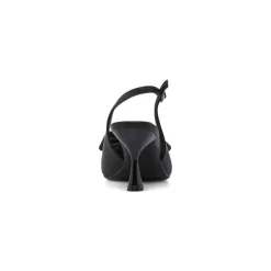 Décolleté da donna nere Lora Ferres con fiocco e tacco 7,5 cm