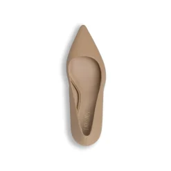 Décolleté Lora Ferres da donna Beige a punta con tacco 7,5 cm