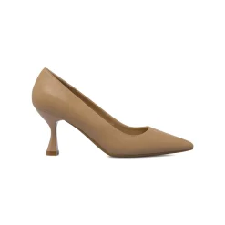 Décolleté Lora Ferres da donna Beige a punta con tacco 7,5 cm