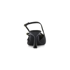 Décolleté nere da donna con tripli cinturini e tacco 8 cm Swish Jeans