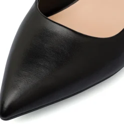 Décolleté slingback a punta nere da Donna con tacco 6,5 cm Lora Ferres