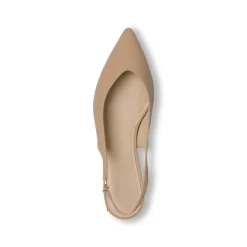 Décolleté Slingback da Donna a punta marroni Lora Ferres