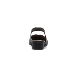 Décolleté slingback nere da Donna con cinturino e tacco 3 cm Lora Ferres