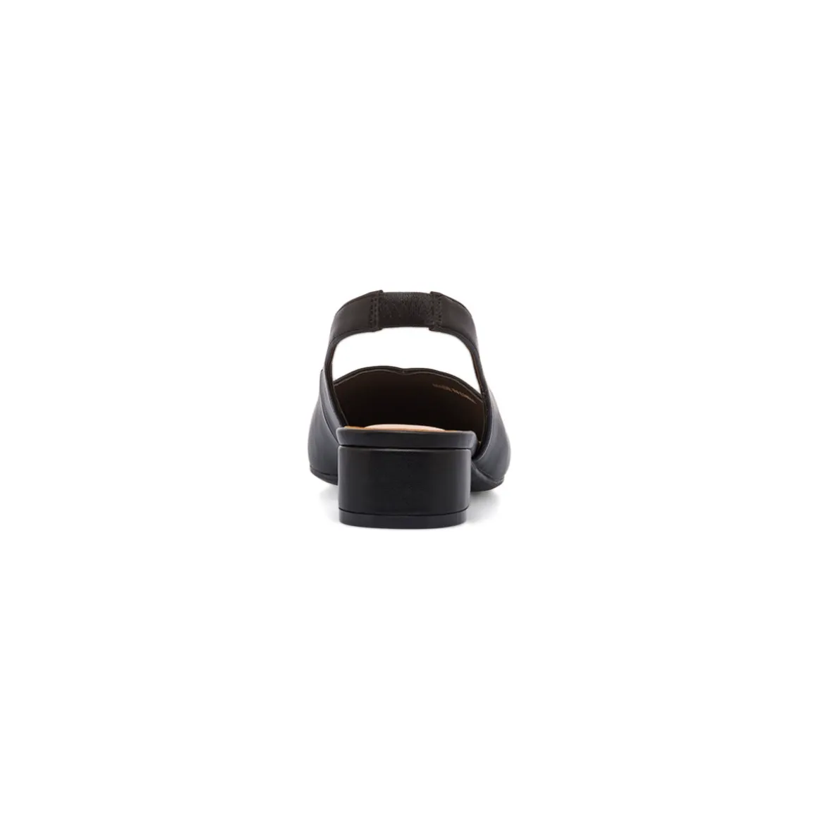Décolleté slingback nere da Donna con cinturino e tacco 3 cm Lora Ferres