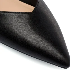 Décolleté slingback nere da Donna con cinturino e tacco 3 cm Lora Ferres