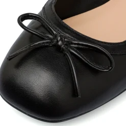 Décolleté slingback nere da Donna con fiocco e tacco 3 cm Swish Jeans