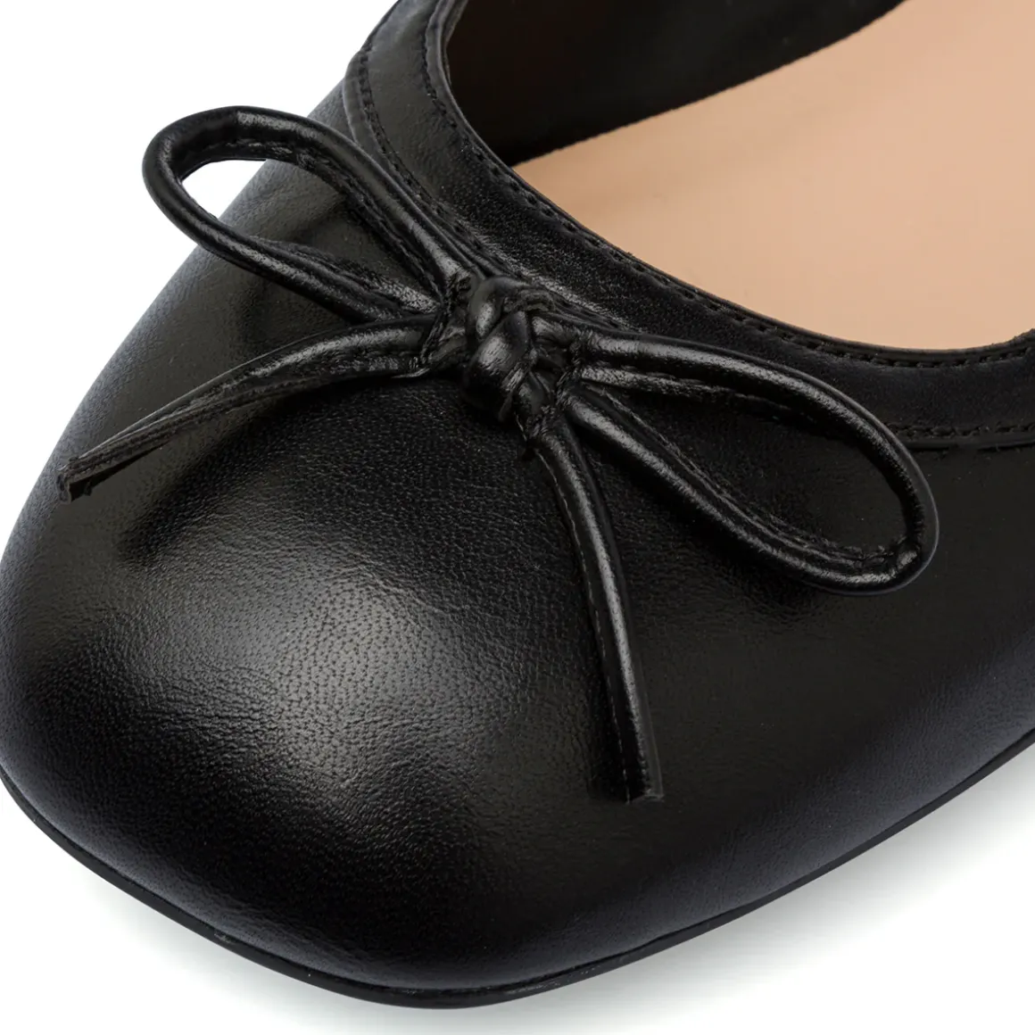 Décolleté slingback nere da Donna con fiocco e tacco 3 cm Swish Jeans