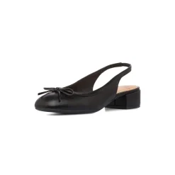 Décolleté slingback nere da Donna con fiocco e tacco 3 cm Swish Jeans