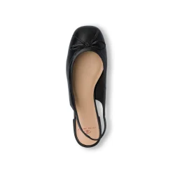 Décolleté slingback nere da Donna con fiocco e tacco 3 cm Swish Jeans