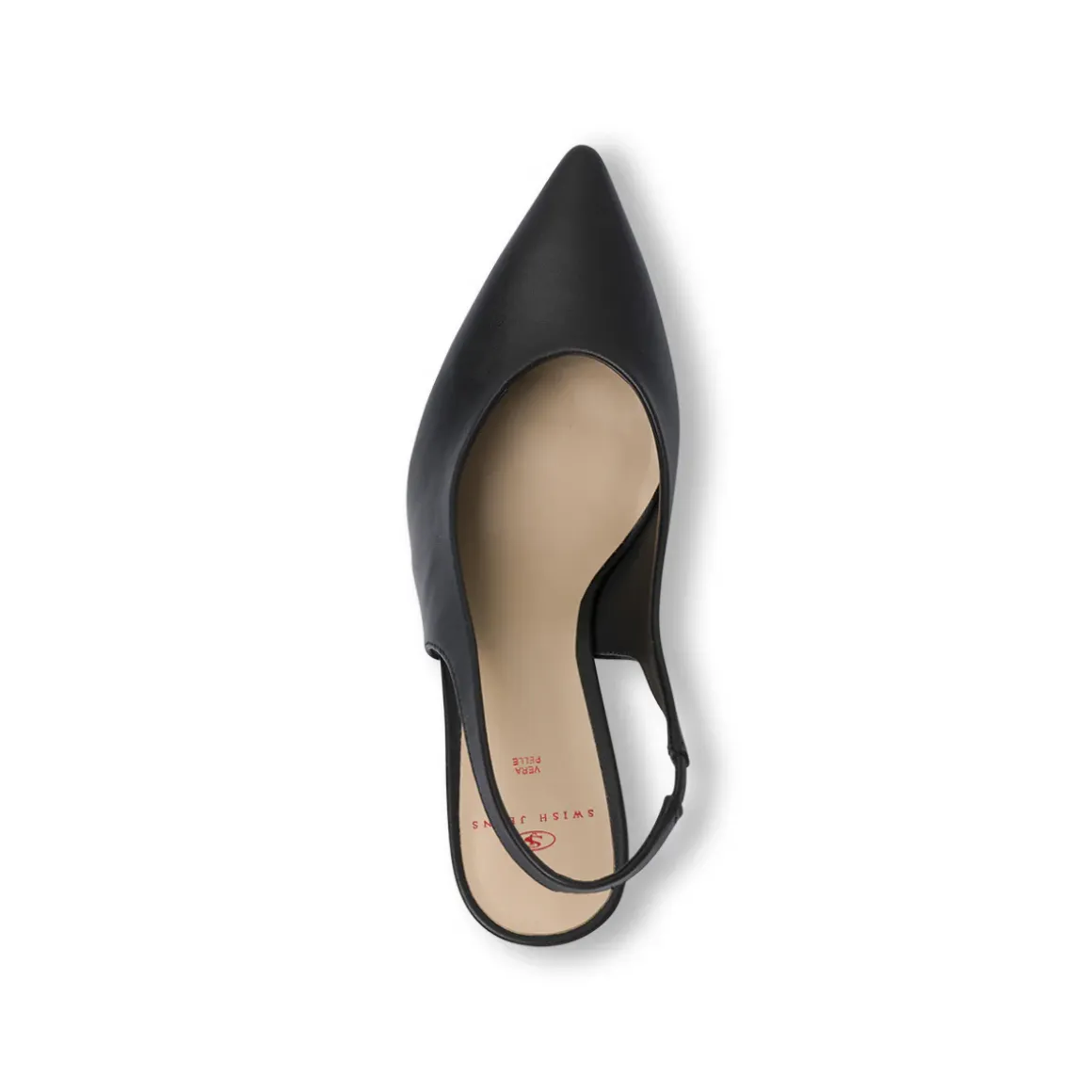 Décolleté Slingback Nere Donna con tacco 9,5 cm Swish Jeans