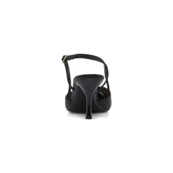 Décolleté slingback nere donna con tacco 7,5 cm Swish Jeans