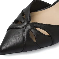 Décolleté slingback nere donna con tacco 7,5 cm Swish Jeans