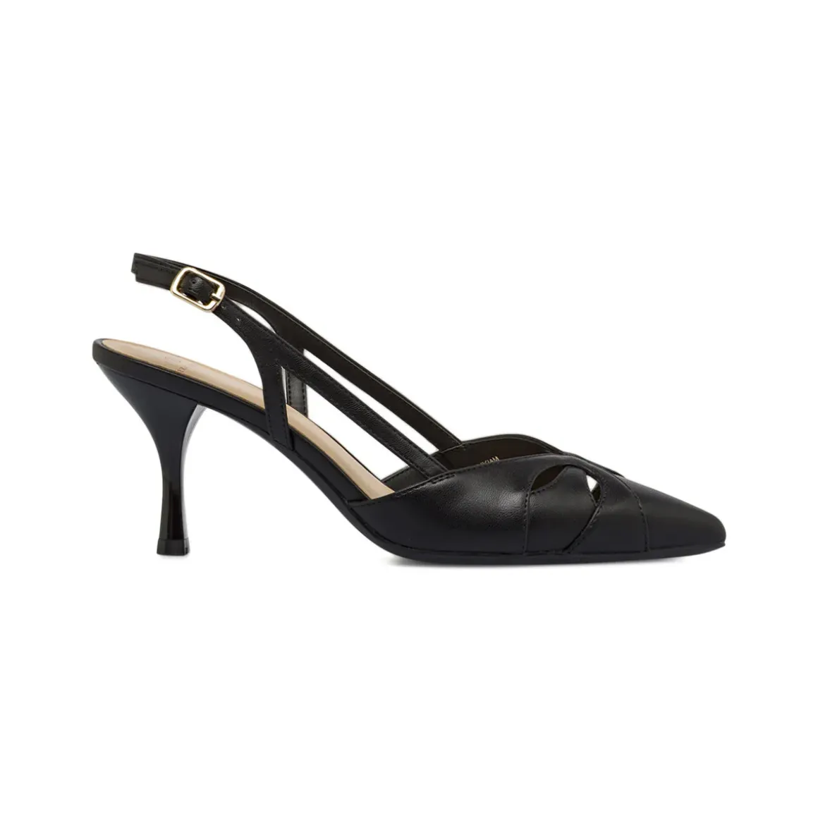 Décolleté slingback nere donna con tacco 7,5 cm Swish Jeans