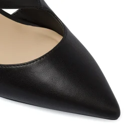 Décolleté Slingback nere Swish Jeans da donna con tacco 7,5 cm