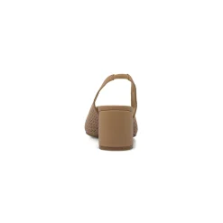 Decolleté slingback da donna beige a punta con tacco 6 cm Lora Ferres