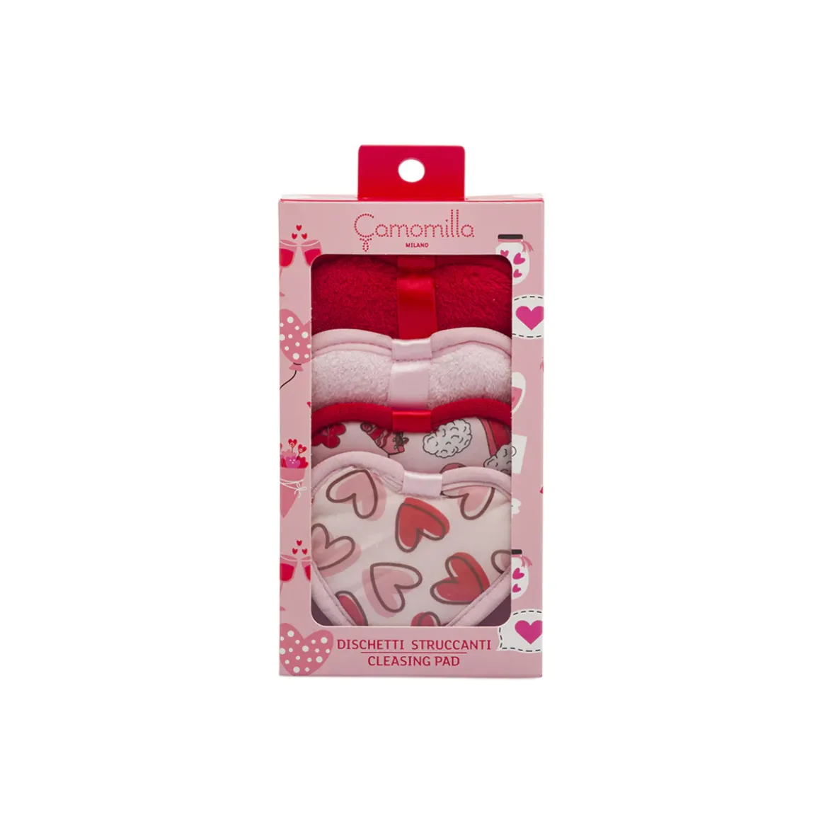 Dischetti struccanti Donna a cuore multicolore con fantasie Camomilla