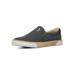 Espadrillas blu da Uomo in tessuto canvas con suola in paglia US Golf Club