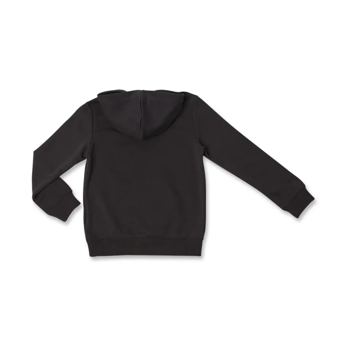 Felpa Bambina con cappuccio nera e logo frontale in strass Puma