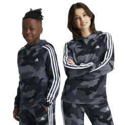 Felpa bambino con cappuccio Essentials Allover Print adidas