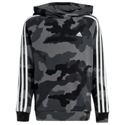 Felpa bambino con cappuccio Essentials Allover Print adidas