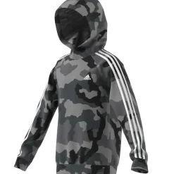 Felpa bambino con cappuccio Essentials Allover Print adidas