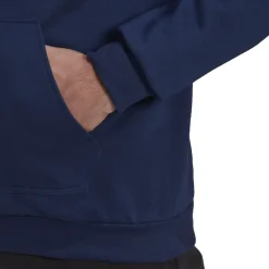 Felpa blu da uomo con cappuccio adidas Entrada 22