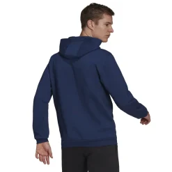 Felpa blu da uomo con cappuccio adidas Entrada 22