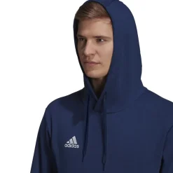 Felpa blu da uomo con cappuccio adidas Entrada 22