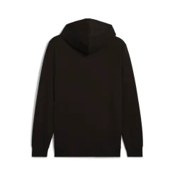 Felpa con Cappuccio da Uomo Nera con Logo Puma ESS No.1