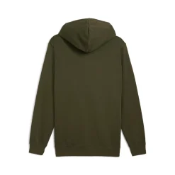 Felpa con cappuccio verde militare da Uomo Puma