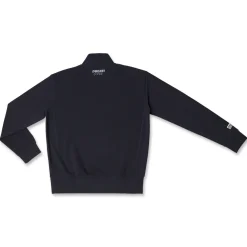 Felpa da Uomo Blu con mezza zip e loghi a contrasto Ducati Corse
