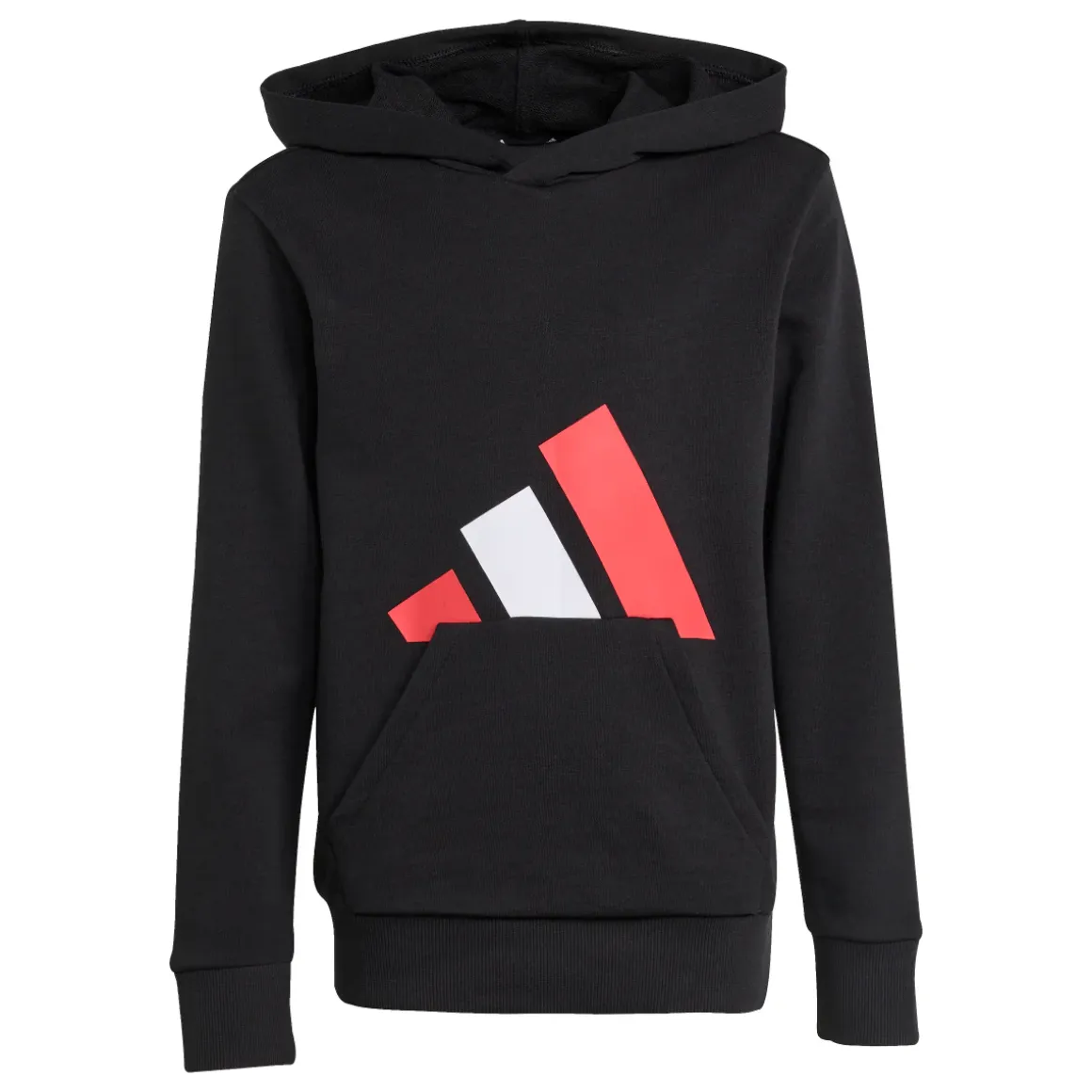 Felpa nera con logo adidas da Bambino J BL FT HD 280