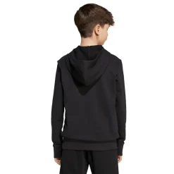 Felpa nera con logo adidas da Bambino J BL FT HD 280