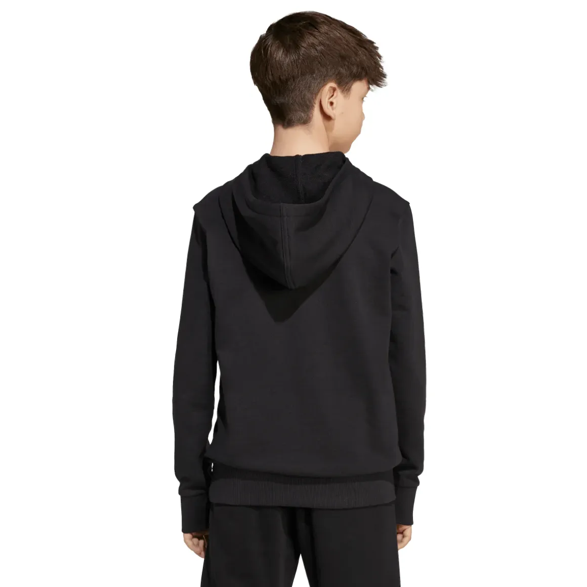 Felpa nera con logo adidas da Bambino J BL FT HD 280