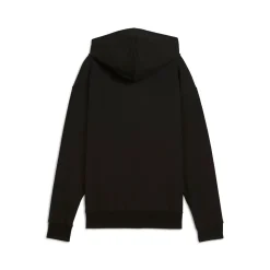 Felpa nera da donna con cappuccio e tasca Puma Ess