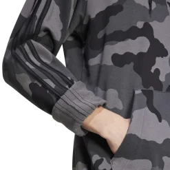 Felpa uomo con cappuccio Seasonal Essentials Camouflage adidas