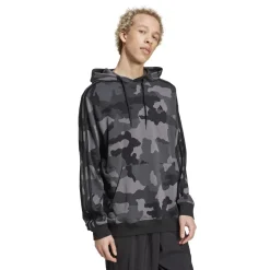 Felpa uomo con cappuccio Seasonal Essentials Camouflage adidas