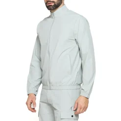 Giacca a vento leggero verde chiaro salvia da Uomo con zip Carrera Jeans