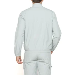 Giacca a vento leggero verde chiaro salvia da Uomo con zip Carrera Jeans
