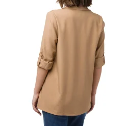 Giacca Blazer beige da Donna con dettaglio risvolto Swish jeans