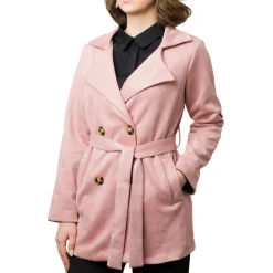 Giacca da donna rosa in tessuto effetto ciniglia Swish Jeans