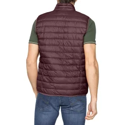 Gilet smanicato bordeaux da Uomo imbottito con zip Carrera Jeans