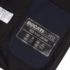 Gilet smanicato da Uomo blu impermeabile e traspirante Ducati Corse