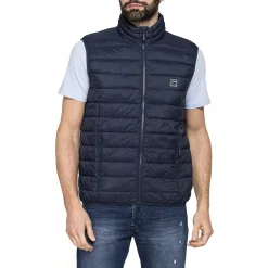 Gilet smanicato imbottito da Uomo blu trapuntato Carrera Jeans