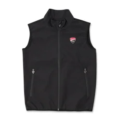 Gilet tecnico nero da Uomo impermeabile e traspirante Ducati Corse