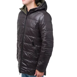 Giubbotto da uomo reversibile nero Gate 76