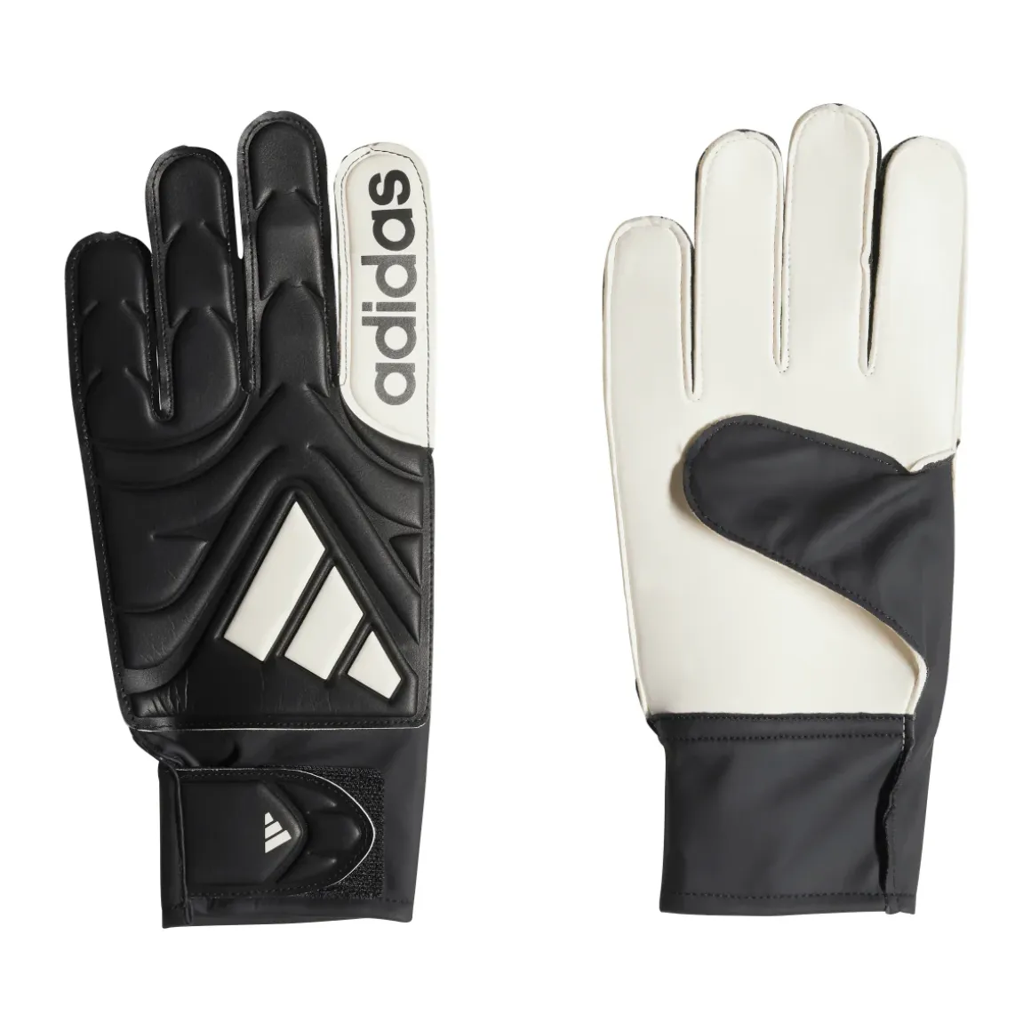 Guanti da portiere neri adidas Copa GL Club con chiusura a strappo