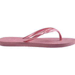 Infradito rosa da Donna con fascette effetto metallizzato Havaianas