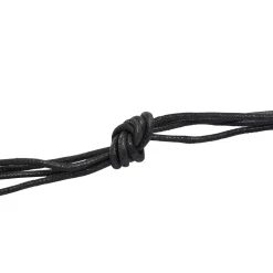 Lacci cerati neri 75 cm Silver