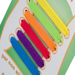 Lacci elastici arcobaleno Silver